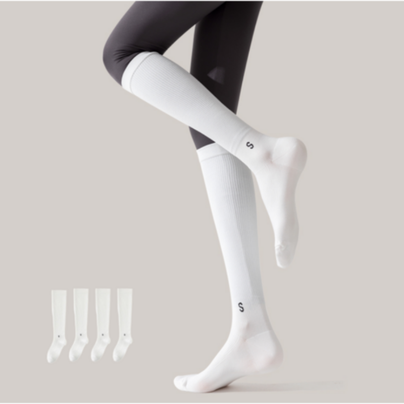 고탄성 골지 압박 필라테스 골프 요가 스포츠 롱삭스 2켤레 9,300원