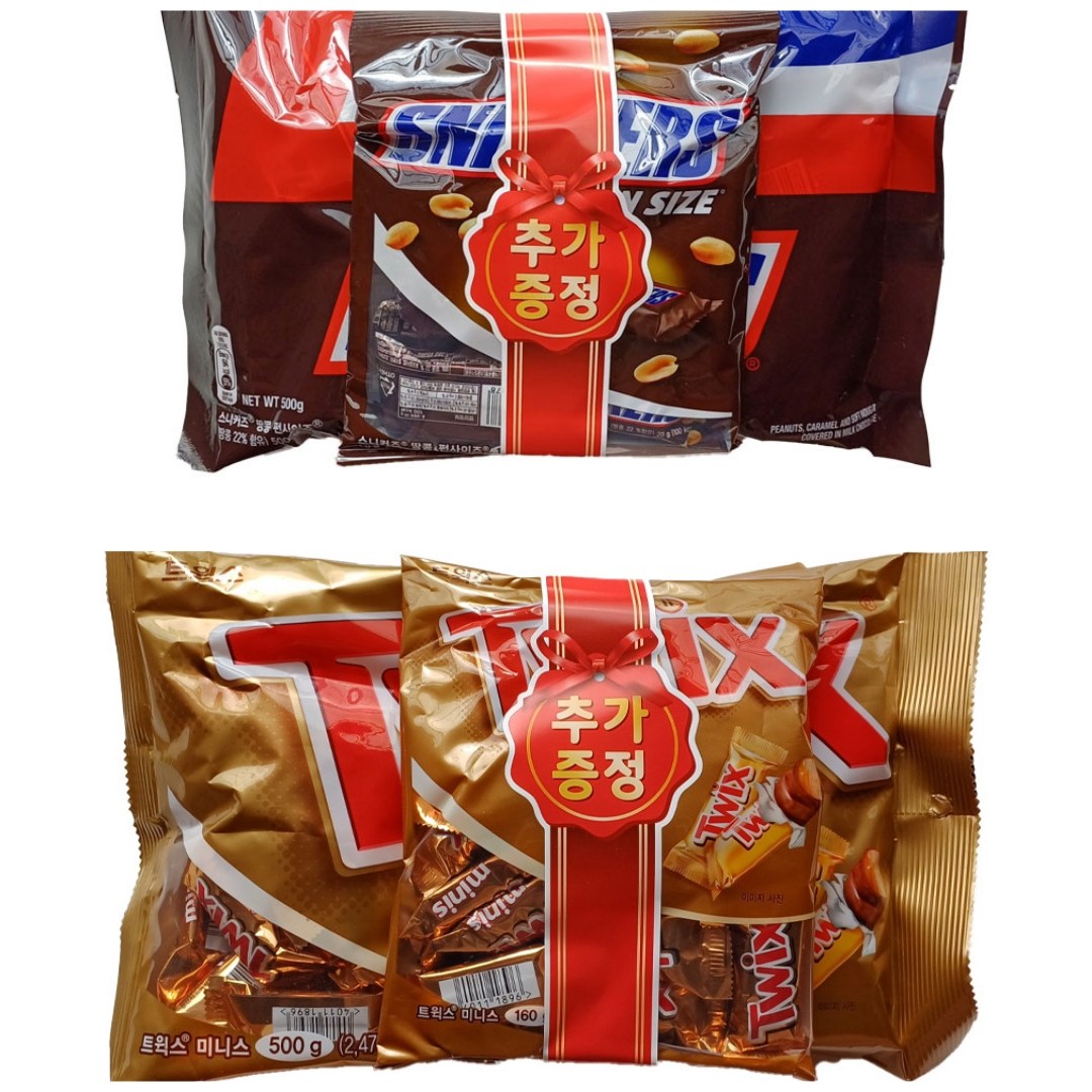 [푸드원스토어]트윅스 미니 500g + 160g 스니커즈 펀사이즈 500g + 160g, 500g 29,900원