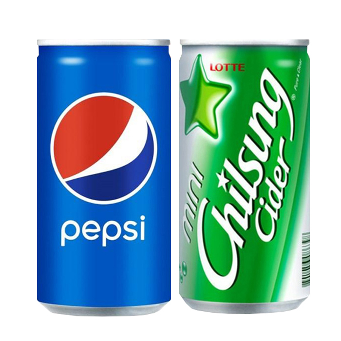 롯데 칠성 사이다 190ml x30캔+펩시콜라190ml x30캔 30,800원