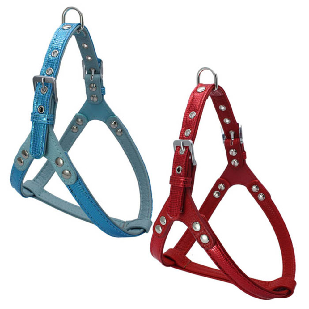 펫나인 강아지와 고양이 인조 뱀피 스타일 하네스 블루 + 레드 4,720원