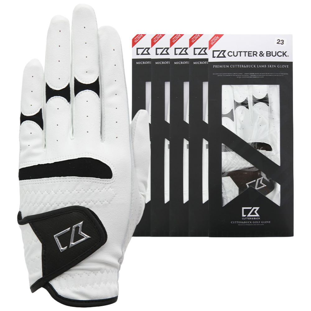 커터앤벅 공용 반양피 골프장갑 3장 1세트 - CBU3AGV313, 화이트, 1개 29,400원