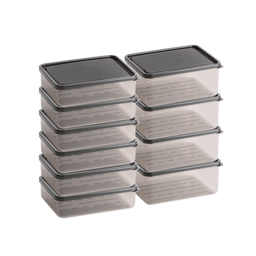 비트리 휘어지는 냉동실 정리용기 혼합세트3 600ml x 6p + 1L x 4p 32,000원