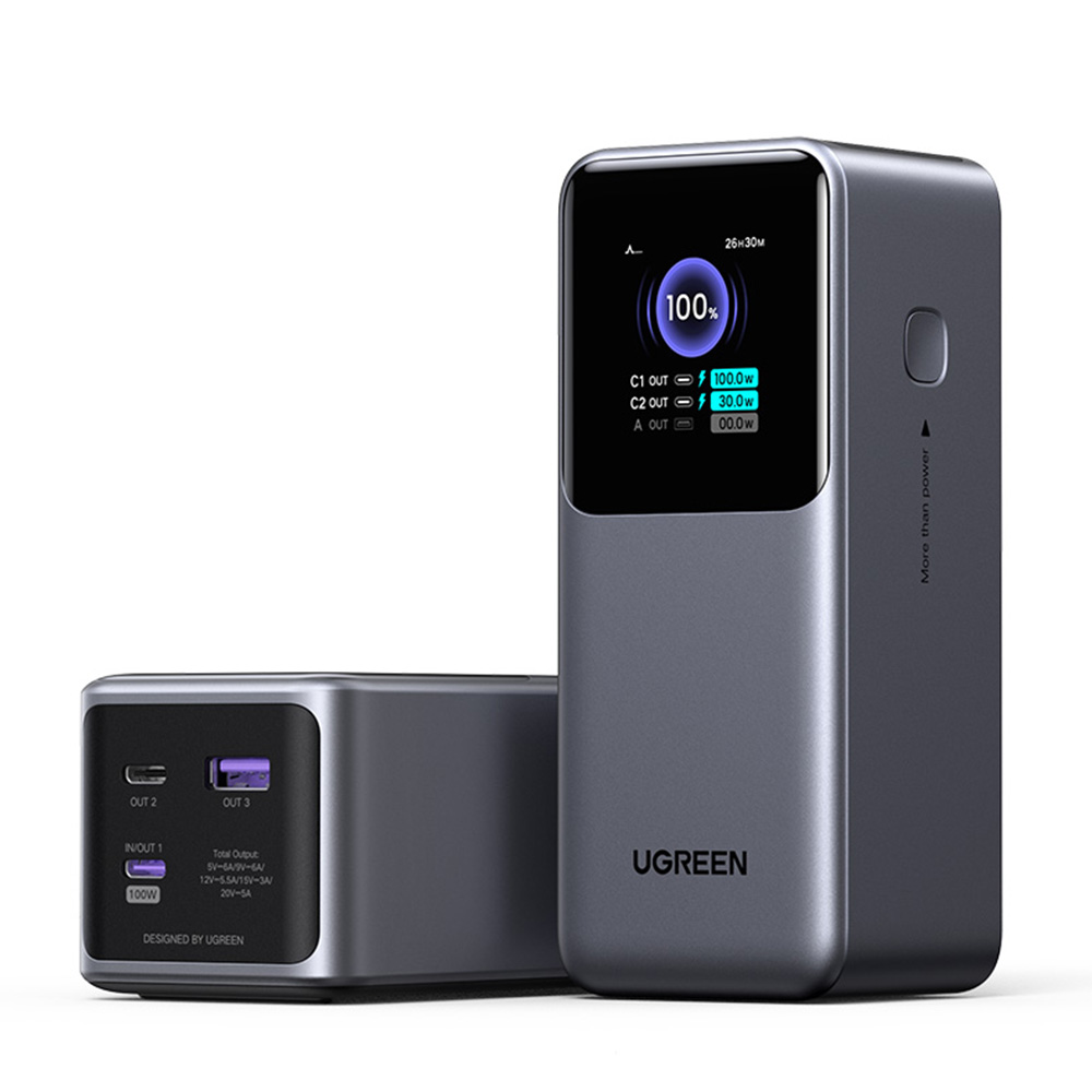 유그린 PD 130W 노트북 고속충전 대용량 20000mAh 보조배터리 C타입 PB721, PB721, Grey 80,900원