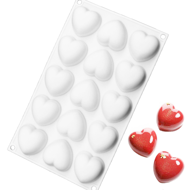 하트 실리콘 몰드 15구 9,020원