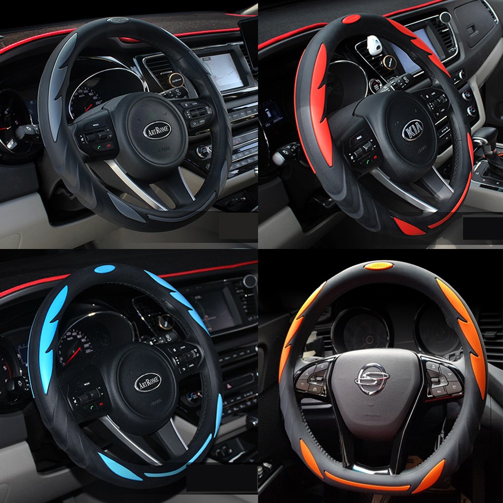 자동차 열선적용가능 핸들커버 차량용 고급 그립감 실리콘 핸들카바/뷰티풀 뉴코란도c 스포츠 투리스모 액티언 무쏘 올뉴쏘울 트레일블레이저 이쿼녹스 트래버스 볼트 포터2 봉고3 호환가능 35,000원