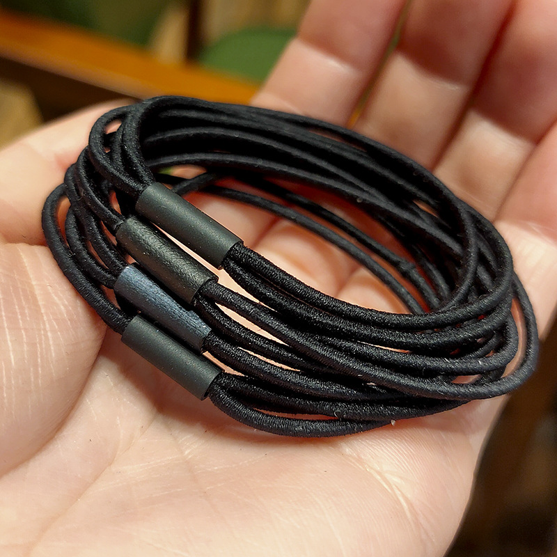 패션공감 대용량 여성 세줄 머리끈 100개 헤어끈 세트 6,900원