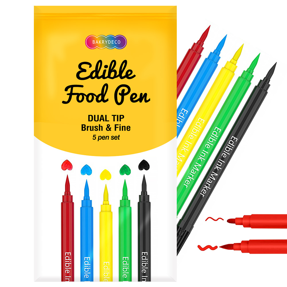 베이크리데코 푸드펜 5종세트 색소펜, 1세트 14,980원