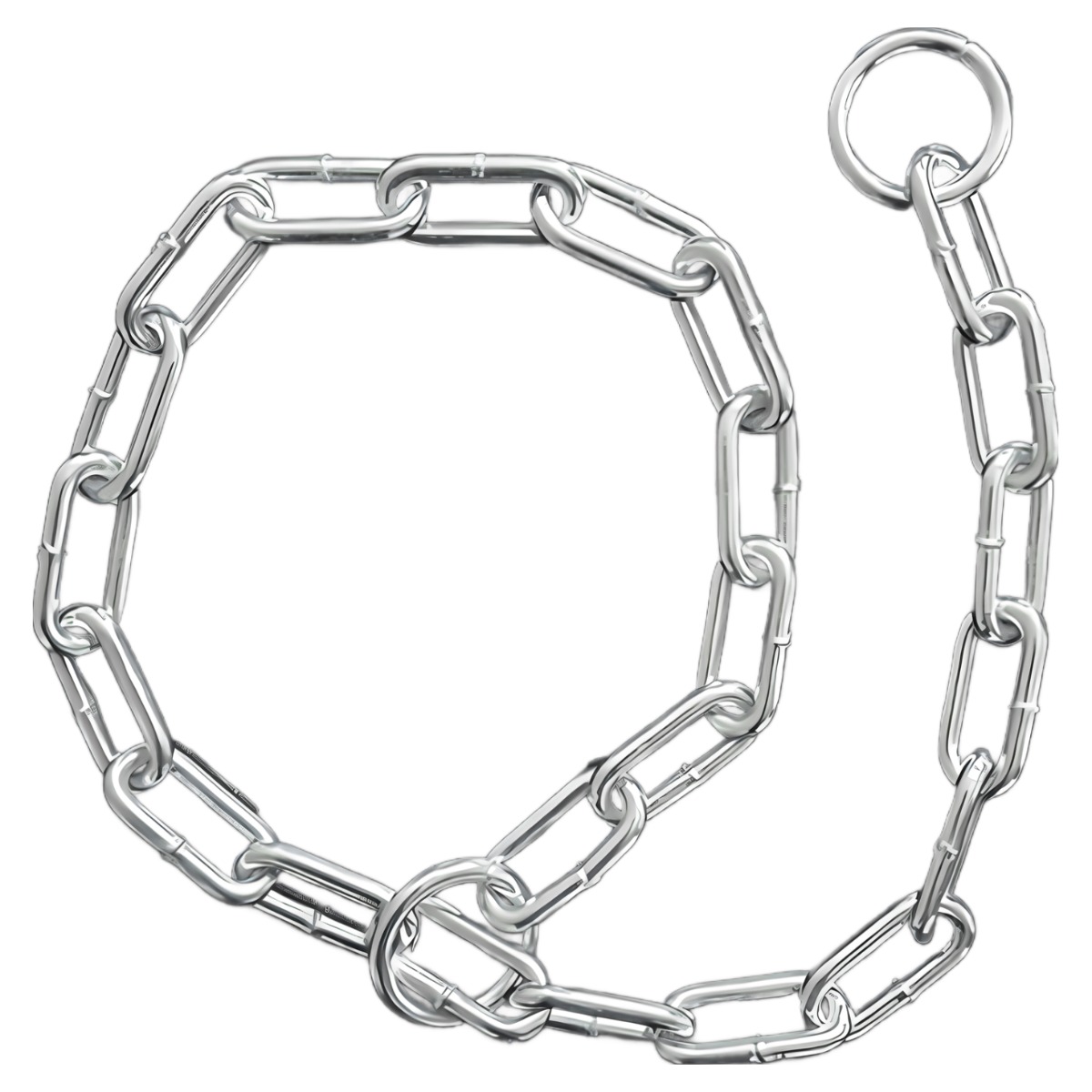 제이제이펫 초크체인 3mm 4mm 5mm 훈련용목줄 대형견목줄 튼튼 스텐 체인 목줄, 1개 11,900원