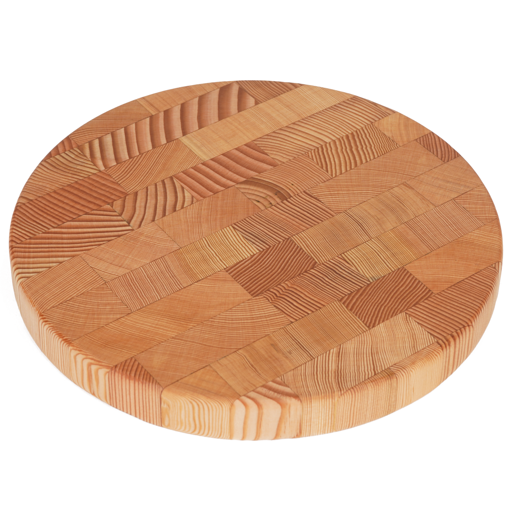 BOUMBI 라치우드 홍송 엔드그레인 도마, 1개, 슬림원형 280 39,300원