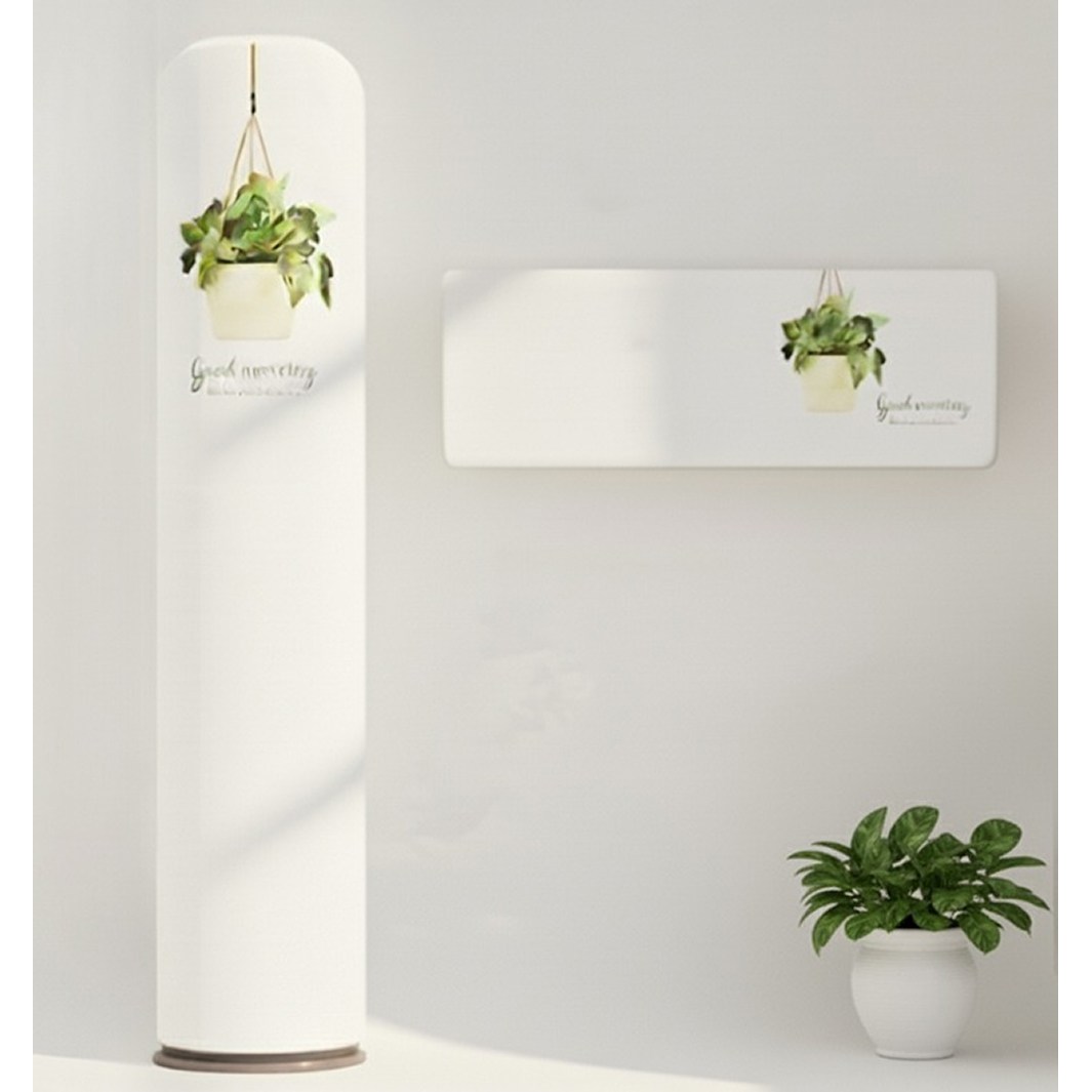 쇼핑원더 벽걸이 스탠드 에어컨 스판 커버 투인원 세트, 02 투인원세트 2in1 화분 28,900원