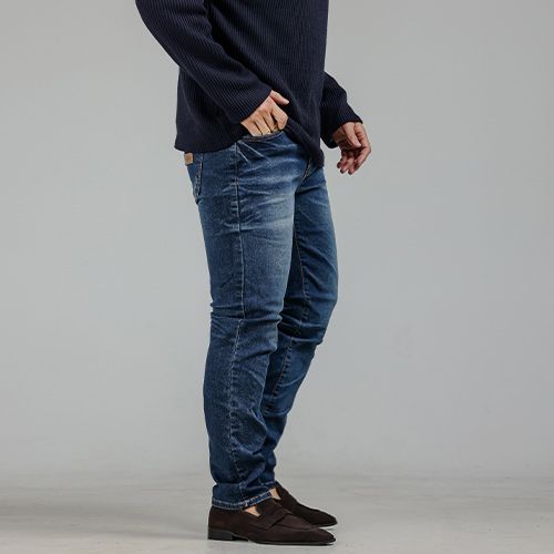 파이브엑스라지 남성용 빅사이즈 404 워싱 일자핏 청바지 22,410원