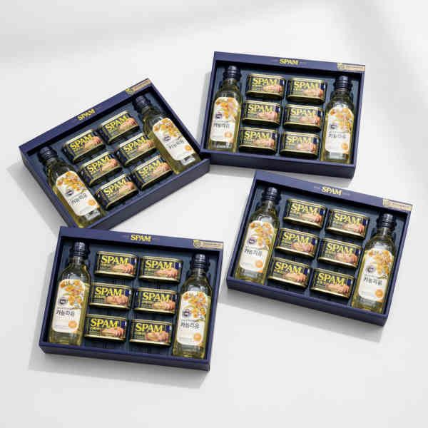 CJ SPAM 복합 1호 선물세트 1박스 5세트 명절 실속 선물용 세트 193,000원