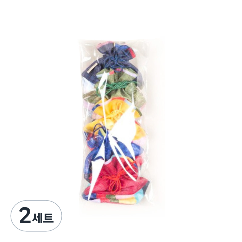 하마공방 전통 모시 조각보 주머니 5종 세트, 랜덤발송, 2세트 39,650원