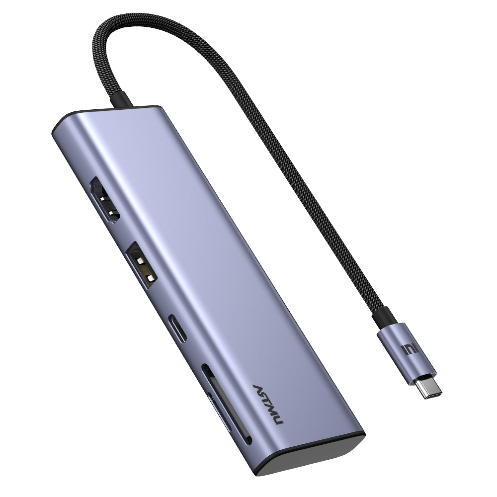 아트뮤 USB C타입 7in1 4K 60hz Gen2 10Gbps 멀티 허브 MH310, 메탈그레이, 1개 57,700원