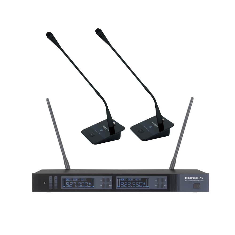 MWG-2500 카날스 회의용 강의용 설교용 무선 구즈넥 마이크 2개 862,400원