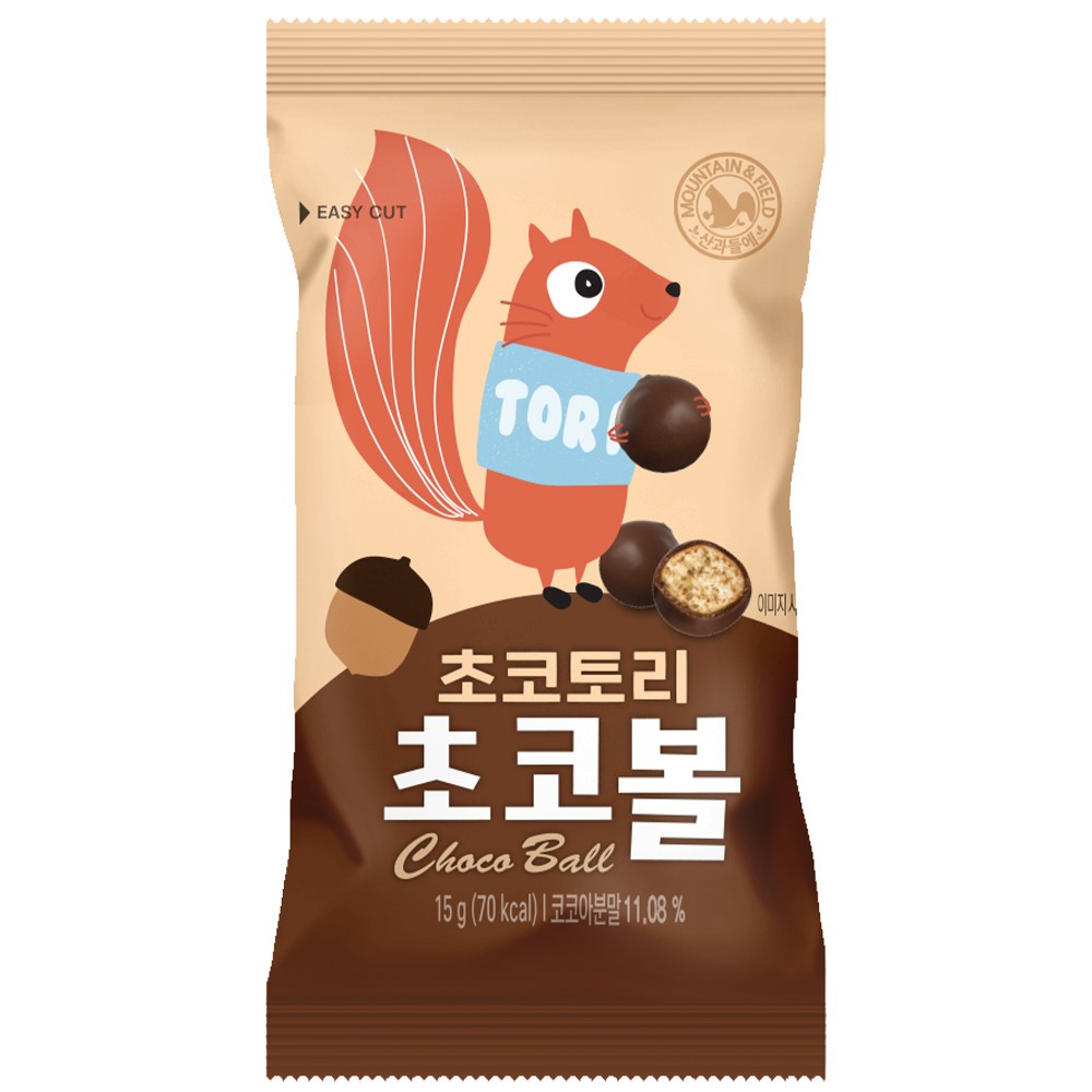 산과들에 초코토리 초콜릿 초코볼, 15g(1개), 20개 11,900원