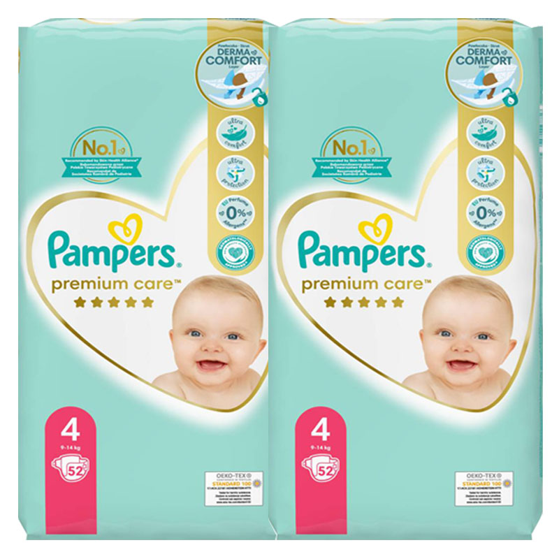 데코마당 유로 팸퍼스 베이비드라이 기저귀 프리미엄케어 밴드형, 104매, 4단계 65,900원