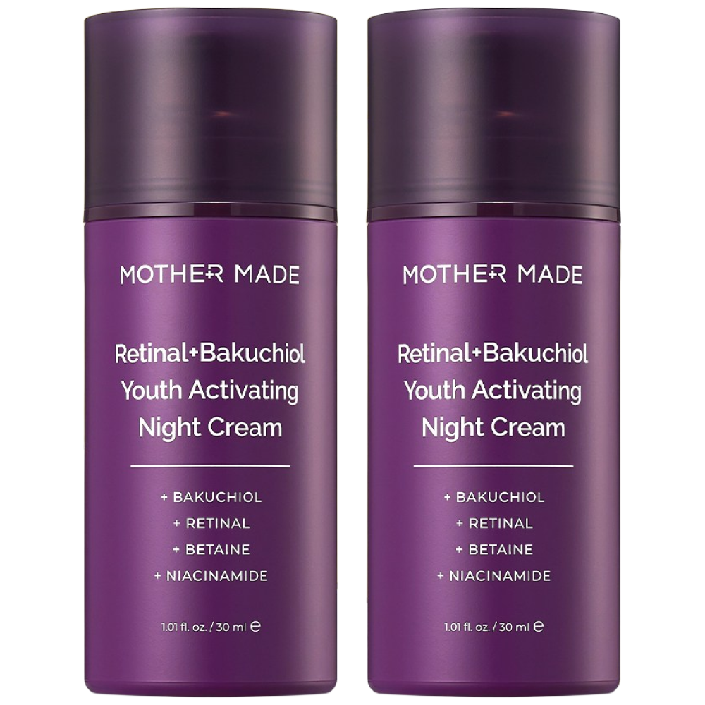 마더메이드 바쿠치올 레티날 비타민A 나이트 크림 저자극 레티놀 탄력크림 아이크림 슬로우에이징 주름개선 피부장벽강화, 2개, 30ml 47,150원