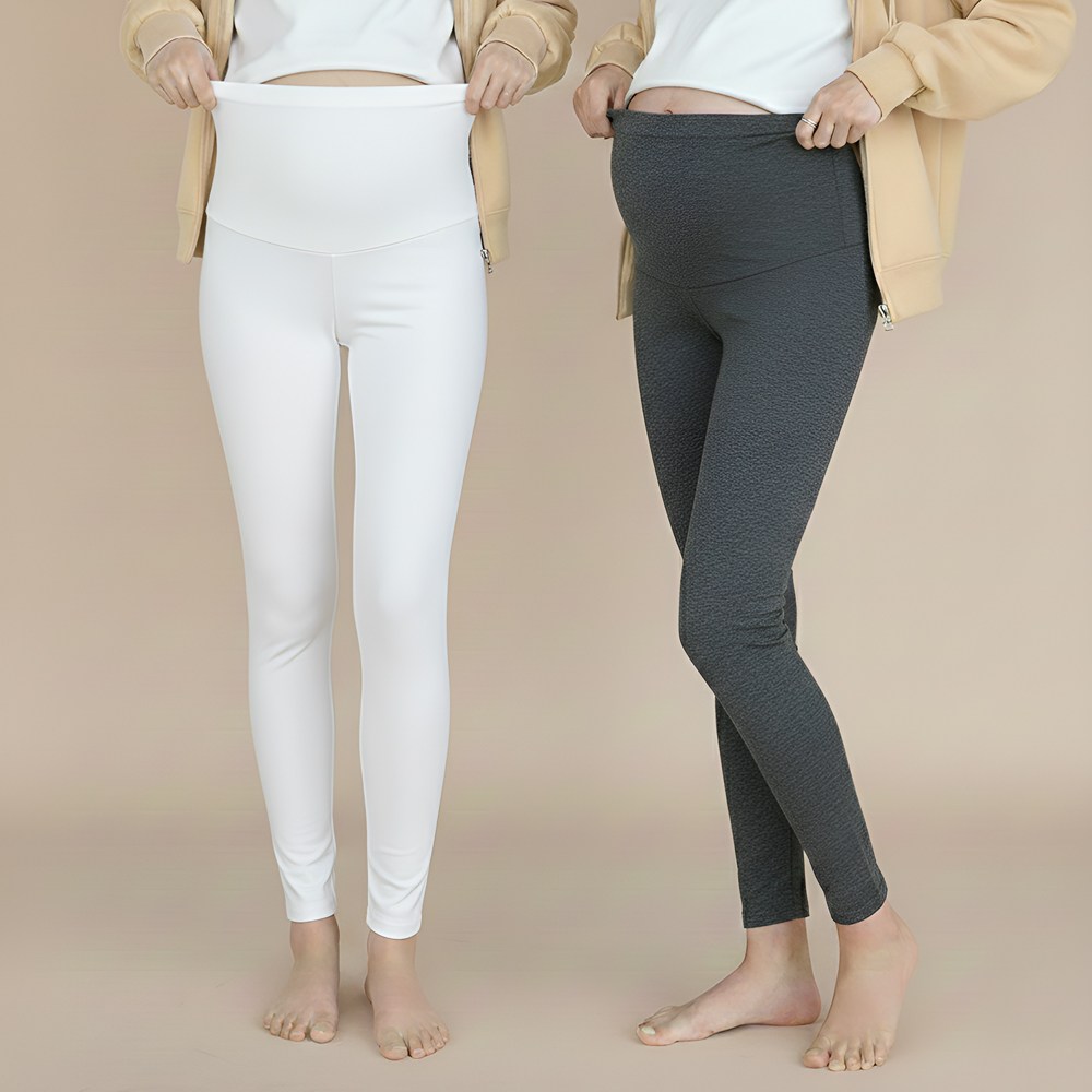 [ 1+1 구성 ] 수엠W 허리 끈조절 신축성 좋은 만삭 S200 임부10부레깅스 24,900원