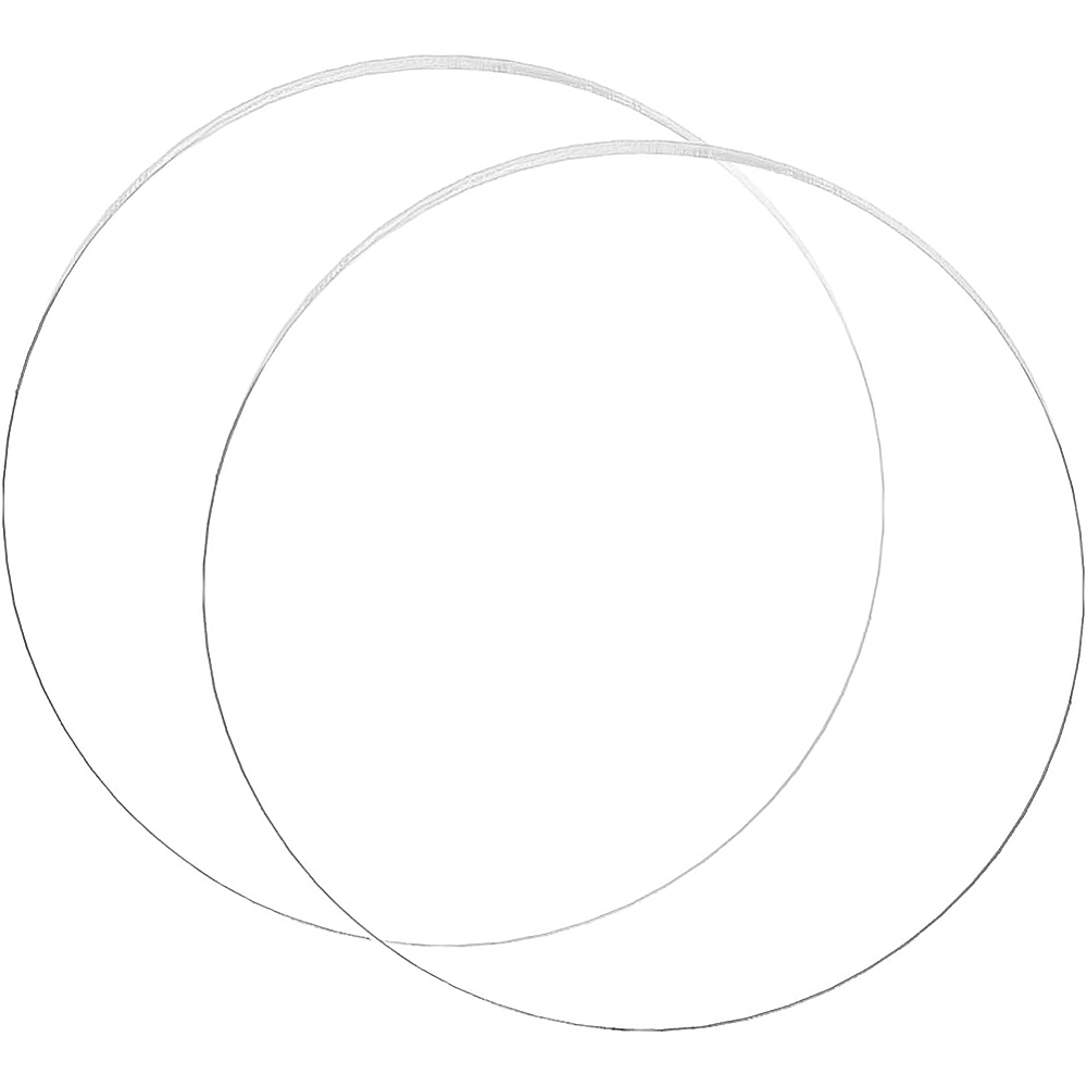 원형 투명 아크릴 판 2개, 199x3mm 10,250원