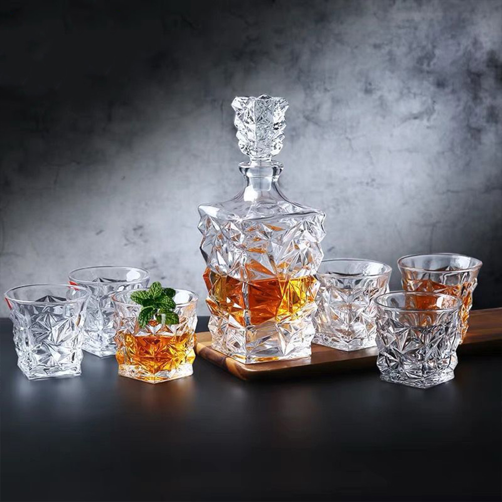 크리스탈 위스키 디캔터 온더락잔 6개 세트 4종, 1세트 55,000원