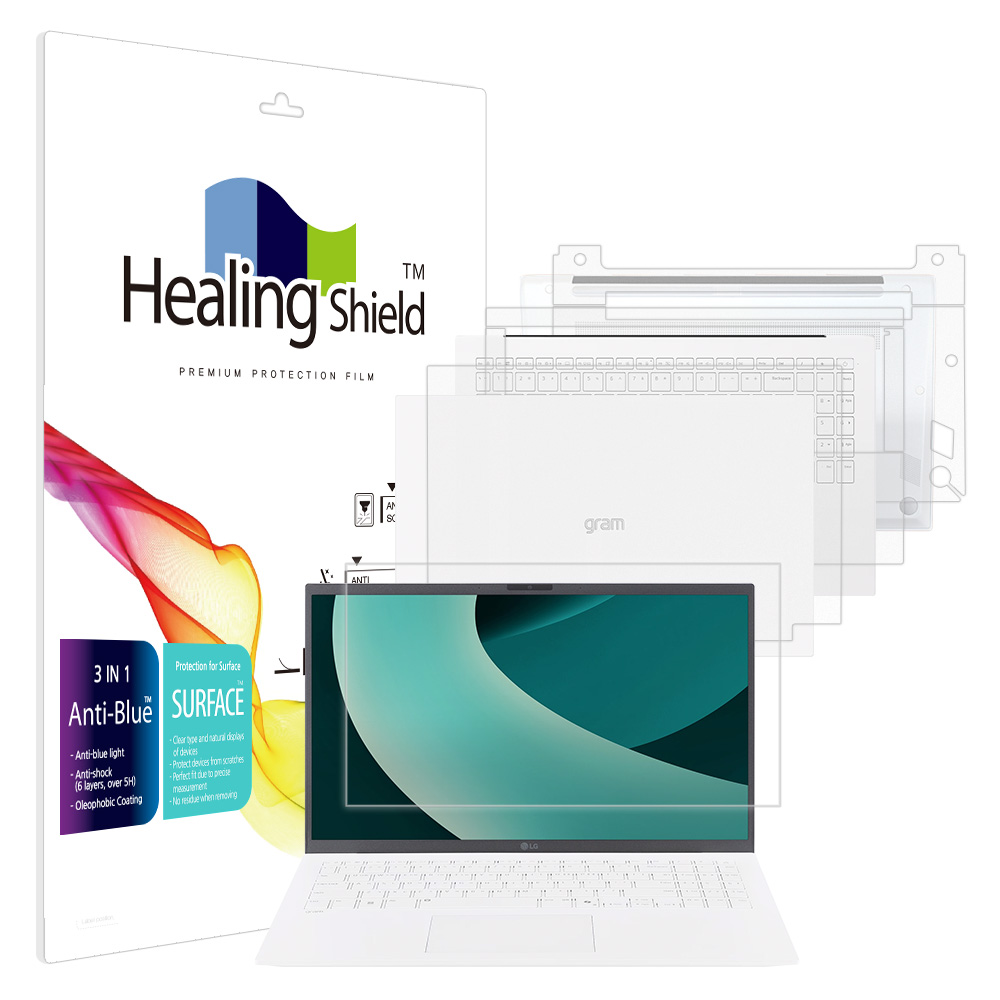 힐링쉴드 LG 그램 2025 15Z90T 15ZD90T 블루라이트차단 액정보호필름1매 외부3종, 1개 58,320원