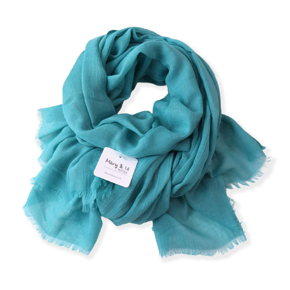 메리앤유 부드러운 직사각 간절기 무지 롱 숄 스카프 머플러 7,800원