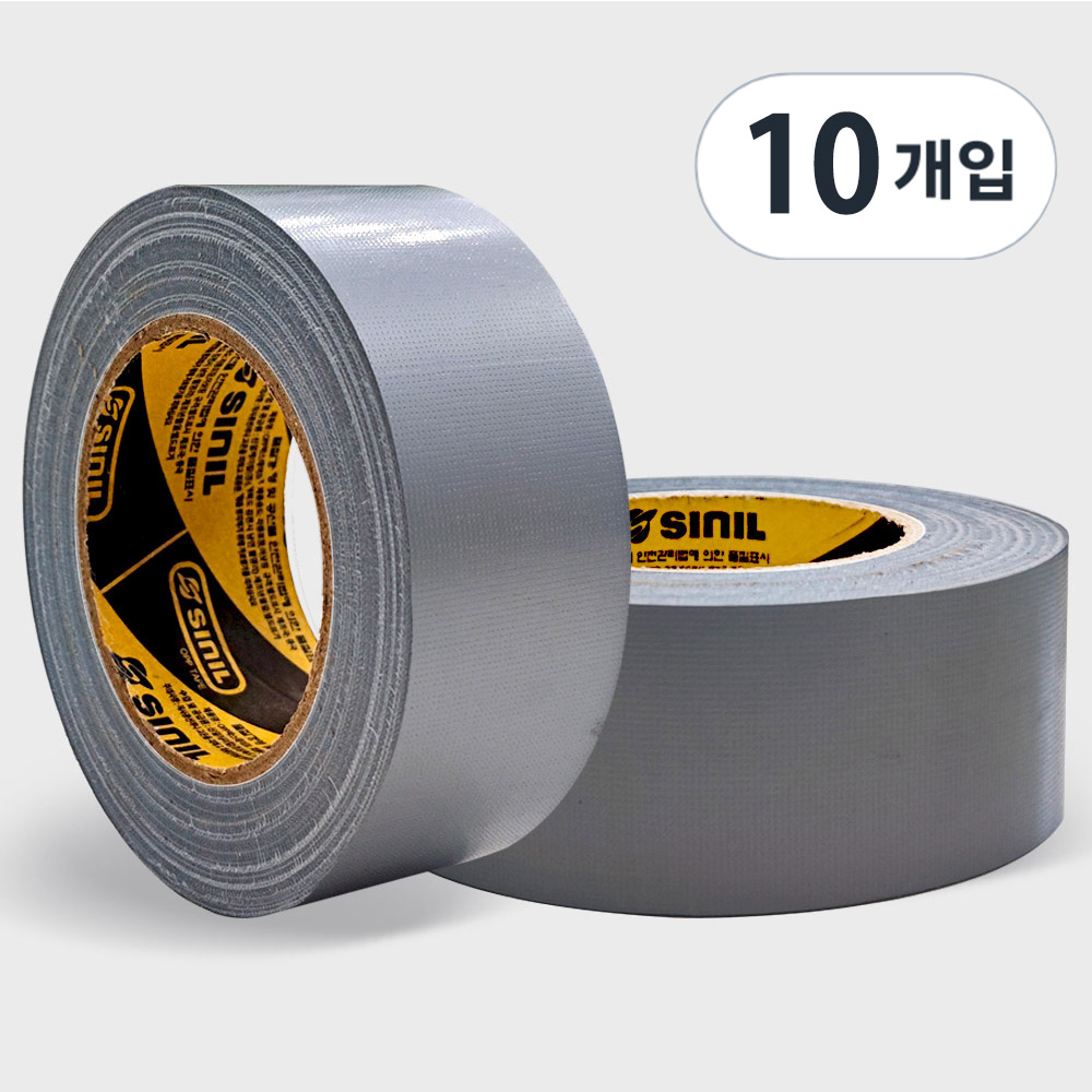 SINILBOND 면테이프 실버 25M  10롤 30,000원
