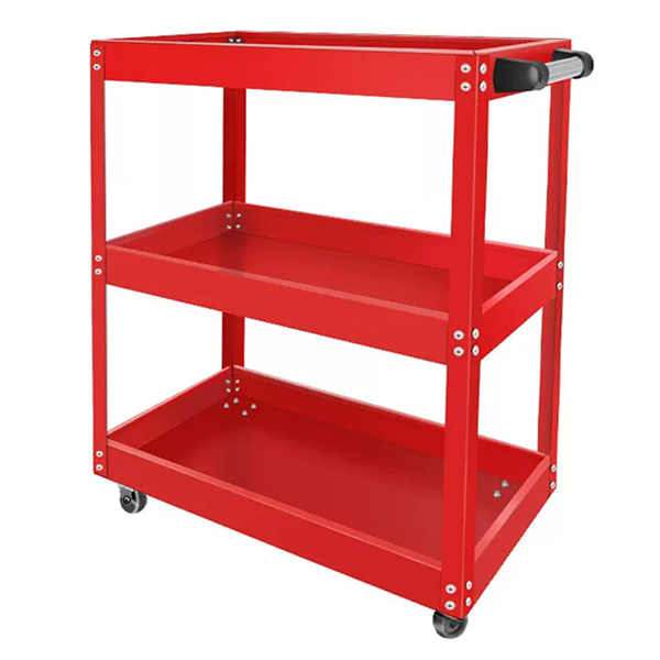 솔리드 3단 이동식 공구함 공구다이 연장 공구통 부품함 걸이대, 1개 42,000원