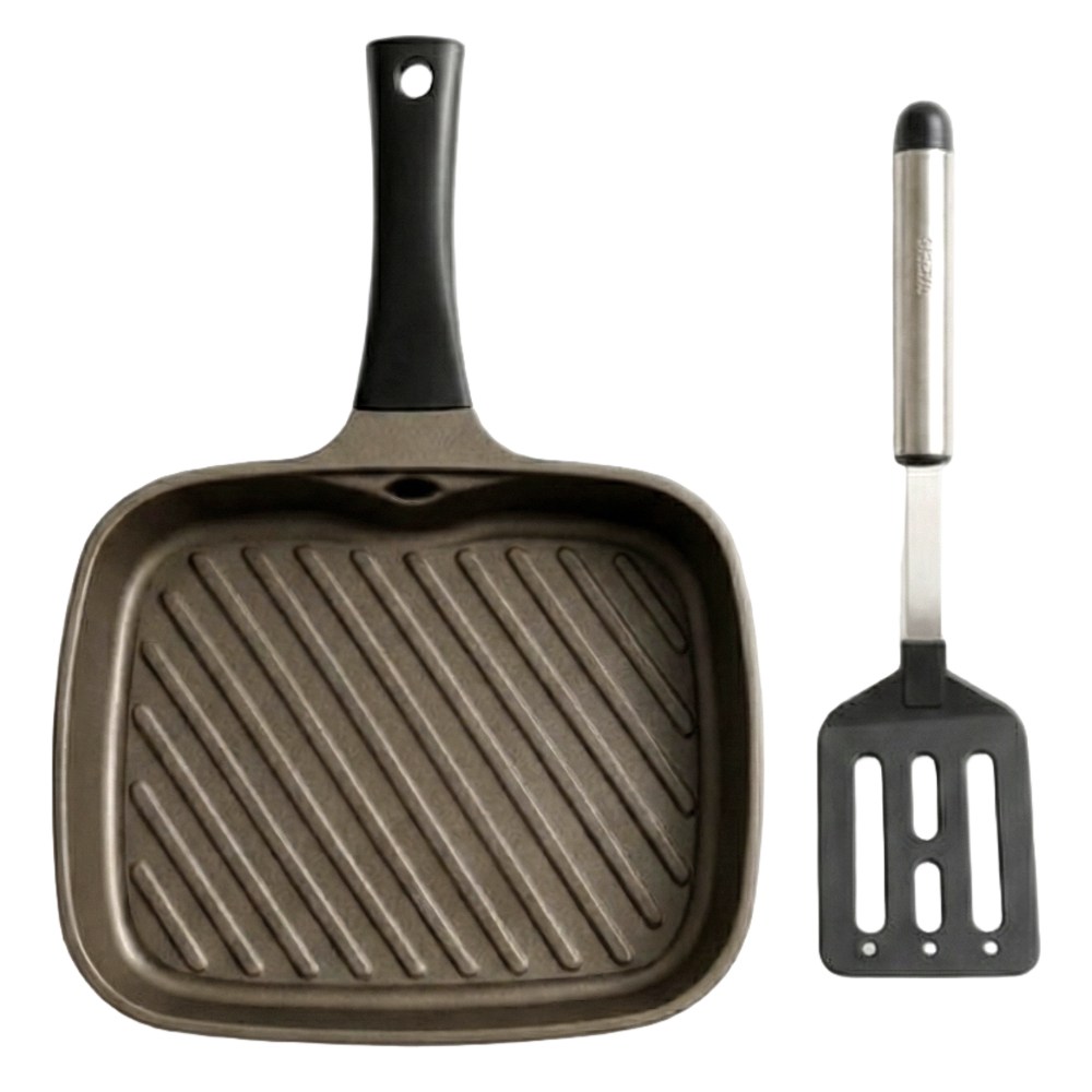 연기 냄새안나는 사각 생선구이팬 그릴팬 후라이팬 스텐 생선 뒤집게 세트 59,800원