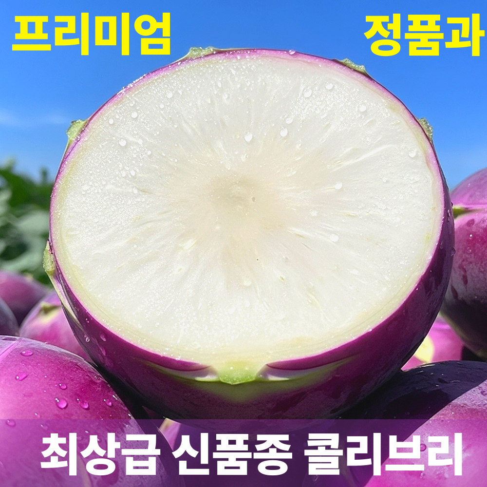 [신선일기] 신품종 콜리브리 산지직송 정품 제주 콜라비, 5kg, 1박스 30,590원