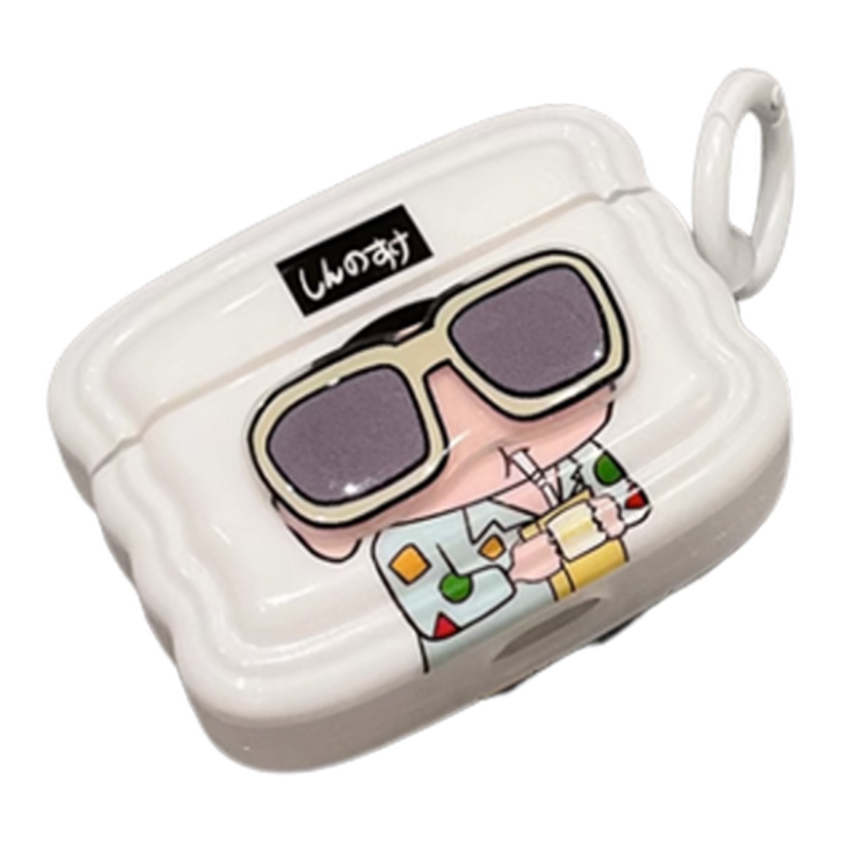 선글라스 짱구 에어팟케이스 에어팟 프로2 케이스 3세대 4세대, 1개 12,000원