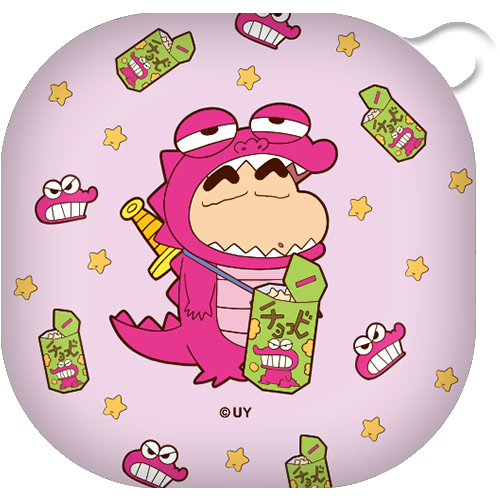 짱구 흰둥이 갤럭시버즈 라이브 하드 케이스, 단일상품, 핑크 공룡과 초코비 10,900원