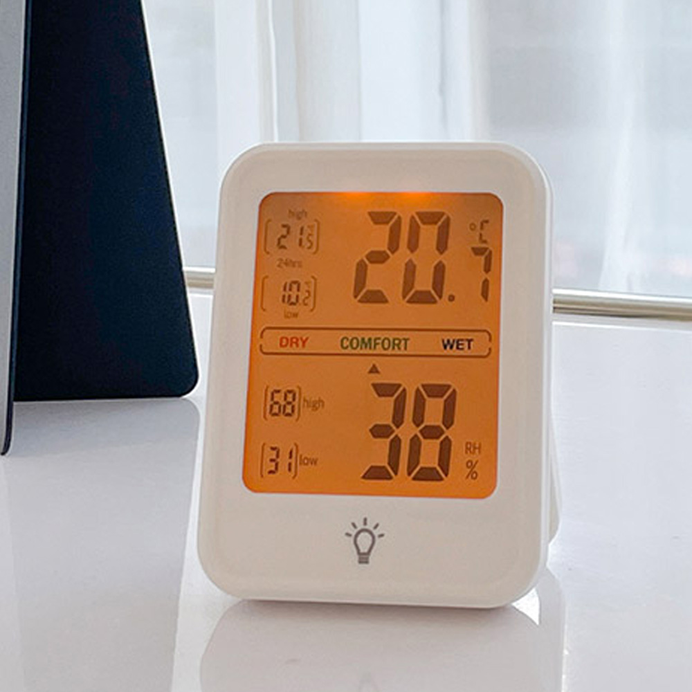 베베코지 백라이트 온습도계 온도계 습도계 디지털 센서 신생아 이기 실내 온도, 1개, 게이지형 12,500원