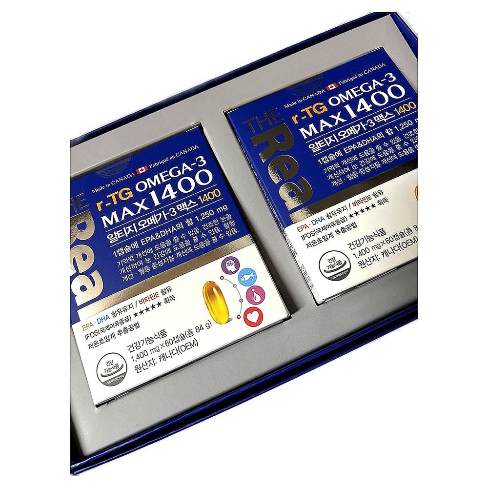 오메가3 건강 유지 고함량 EPA DHA 심혈관 건강 지원 영양제, 60정, 2개, 2개, 60정 113,800원