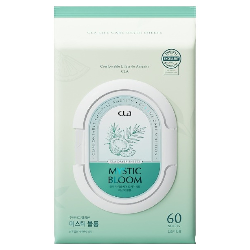 CLA 클라 고농축 퍼퓸 건조기시트 미스틱블룸, 1개, 60개입 9,800원
