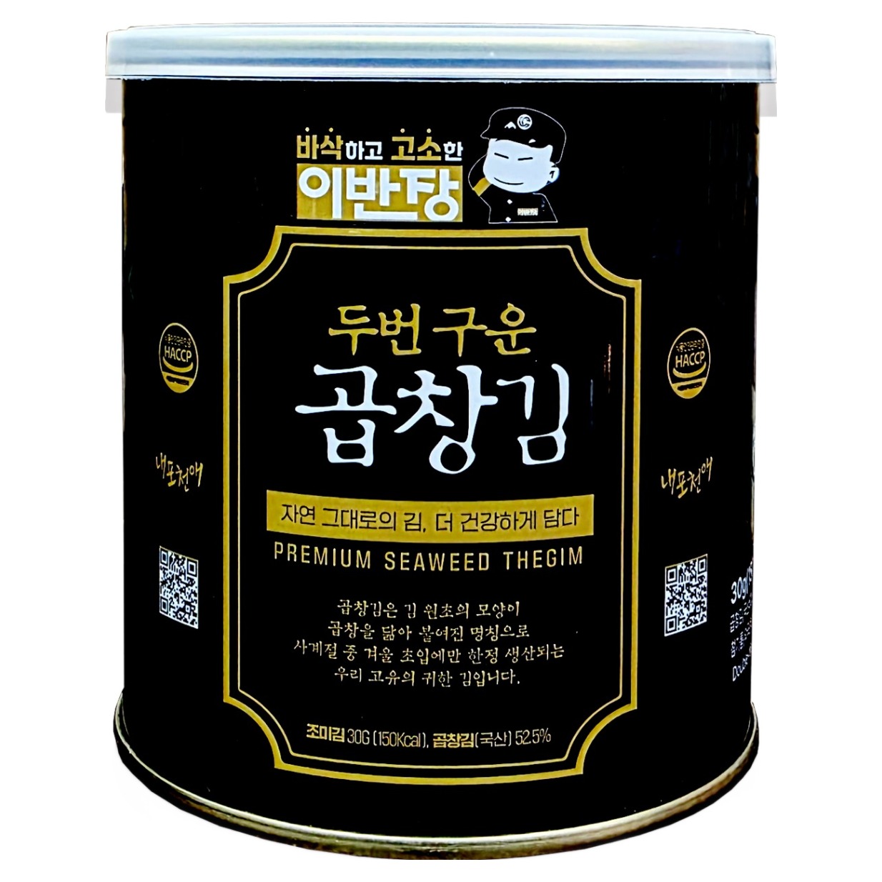 이반장 광천 두번구운 곱창캔김, 30g, 1개 4,990원