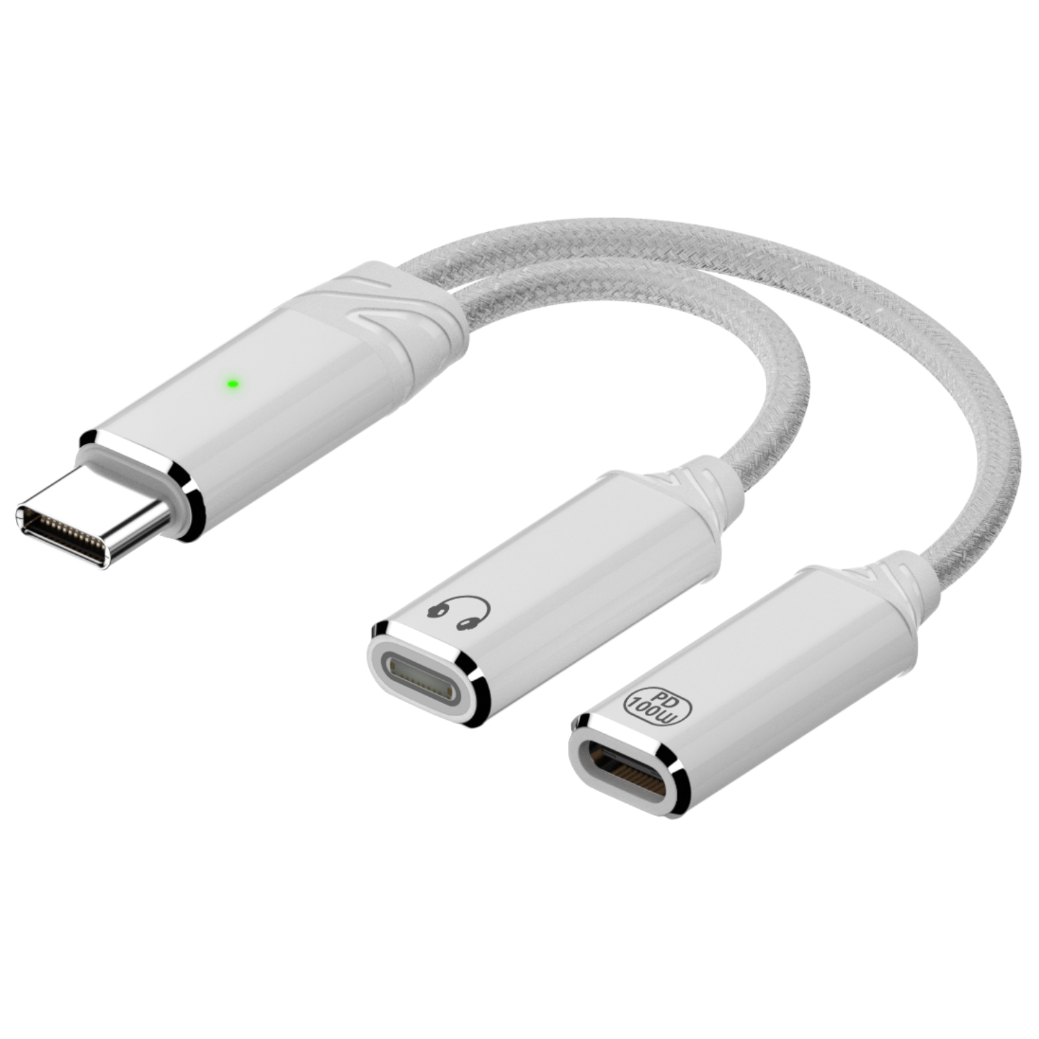 아이폰 호환 C타입 듀얼젠더 100W 고속충전 라이트닝 8핀 이어폰 마이크 양방향 젠더, 1개, C to 8핀+충전, 12cm 25,900원