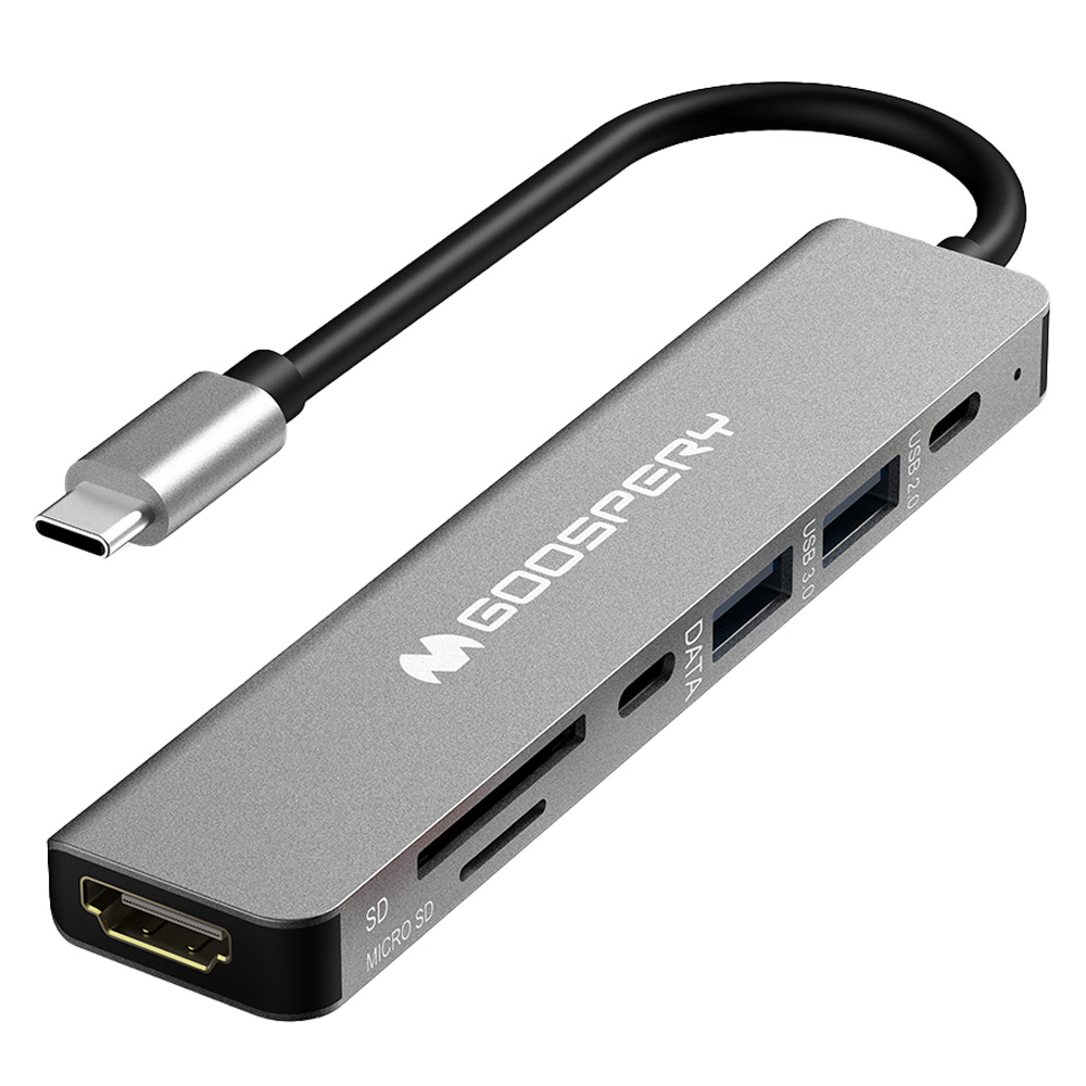 구스페리 7포트 USB 3.0 HDMI C타입 멀티허브, 단일색상, 1개 21,230원