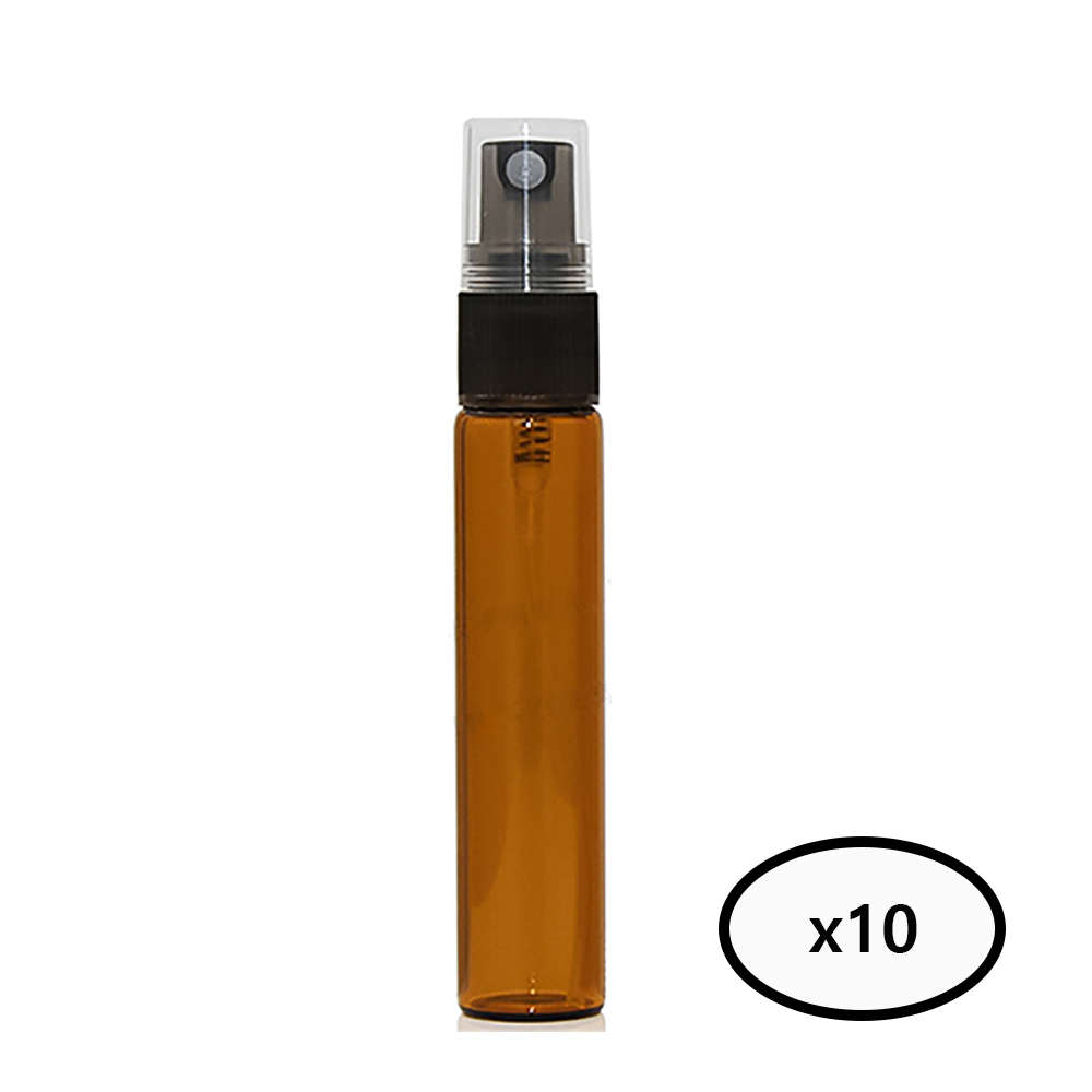 모든유통 10ml 갈색 유리 향수 스프레이 미니 샘플 공병 10개 묶음 3,200원