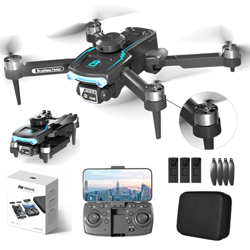 HHSSL F169 6K 브러쉬리스 모터  듀얼 카메라 시각 포지셔닝 자동 장애 회피 접이식 입문용  드론(총 45분의 비행 시간) 60,900원