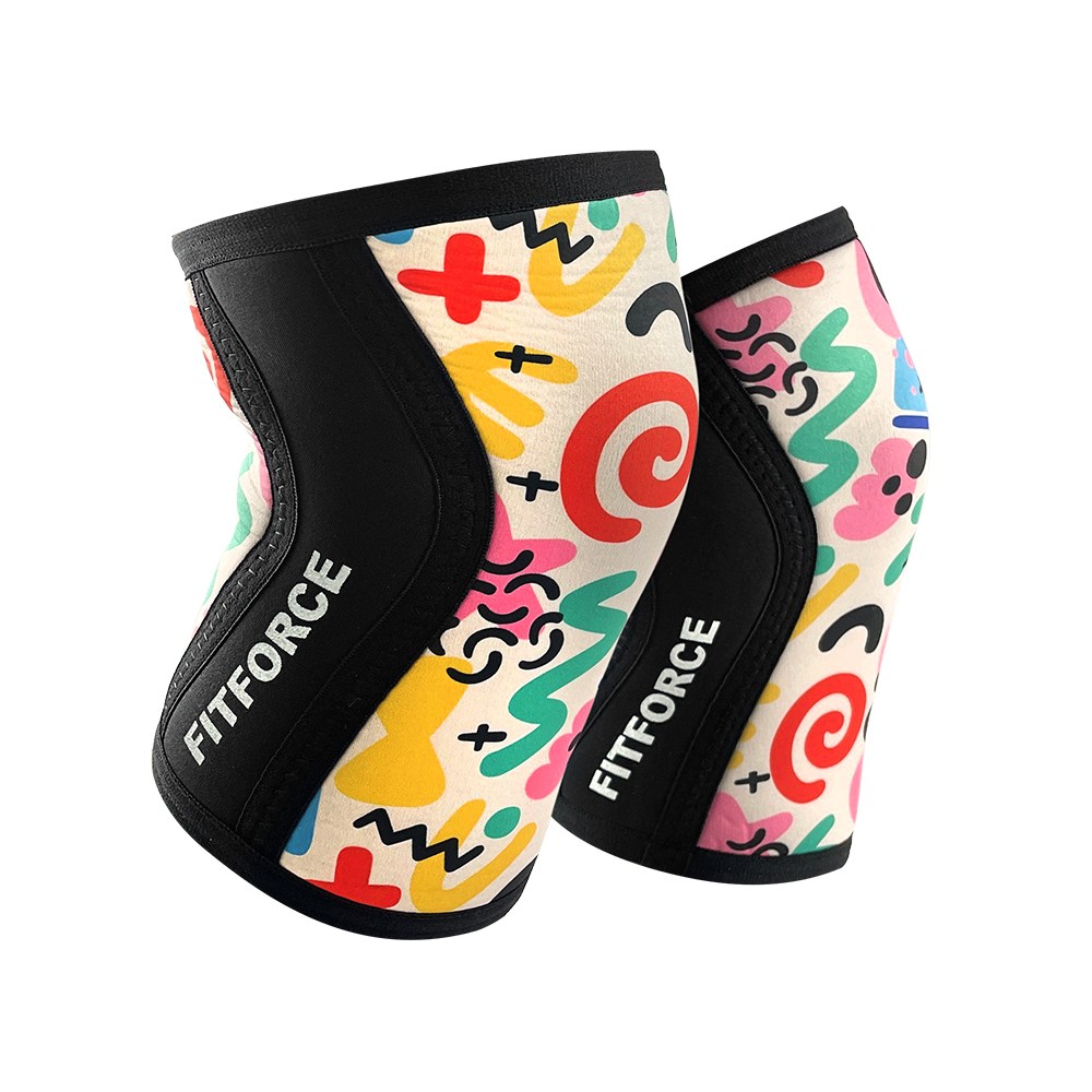 핏포스기어 패턴 5mm 니슬리브 리프팅 역도 헬스 웨이트 무릎보호대 크로스핏, 핑크, 1세트 28,970원