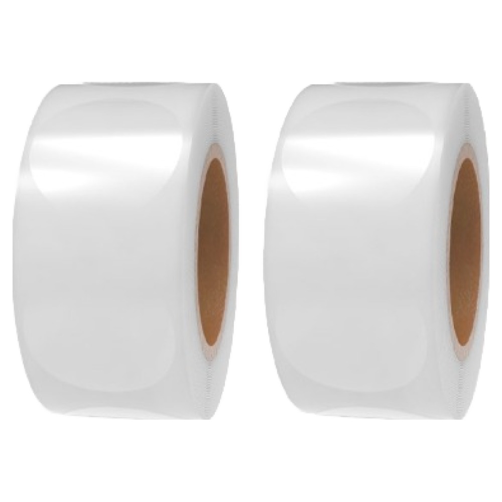 리드홈 고급 롤 원형 스티커 25mm 500p, 투명, 2개 7,160원