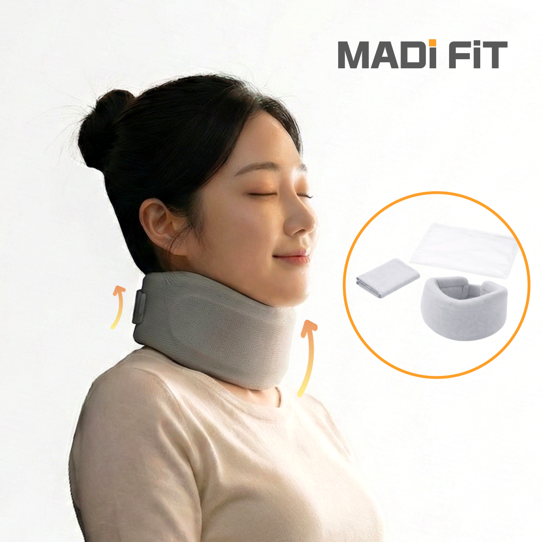 마디핏 편안한 목보호대 슬림 목 견인 지지대 커버포함, 1세트 15,400원