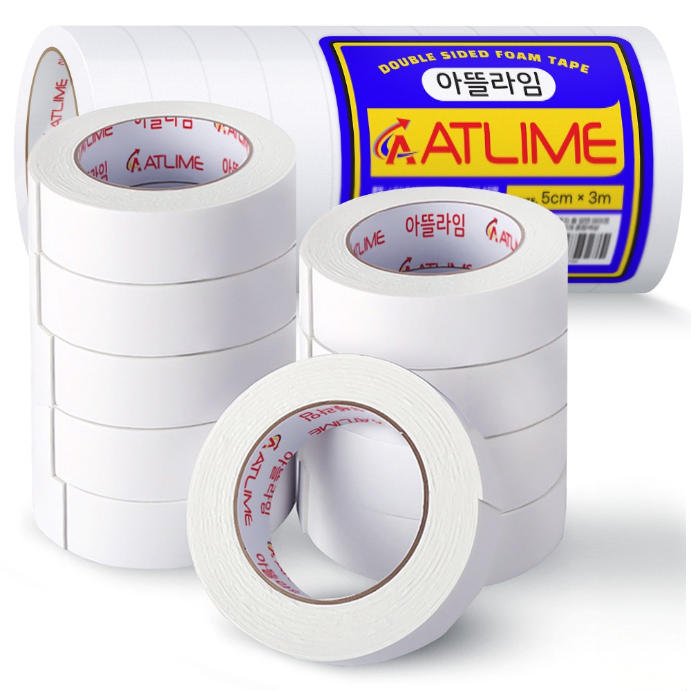 아뜰라임 다용도 스폰지 초강력 접착 폼 양면 테이프 5cm x 3m 10,980원