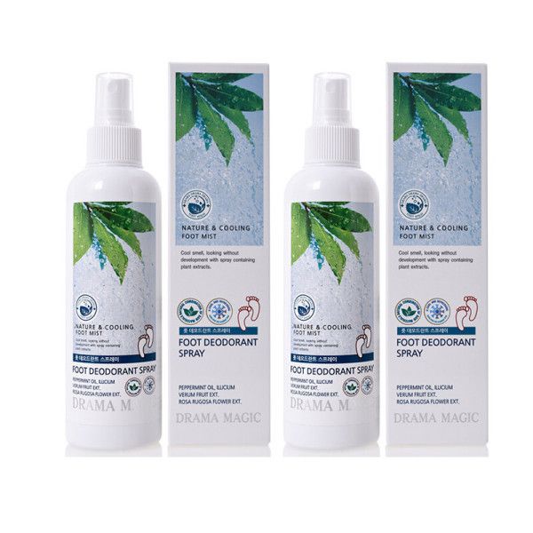발냄새제거제 드라마 매직 풋 데오드란트 스프레이 200ml X 2개 발냄새제거 17,000원