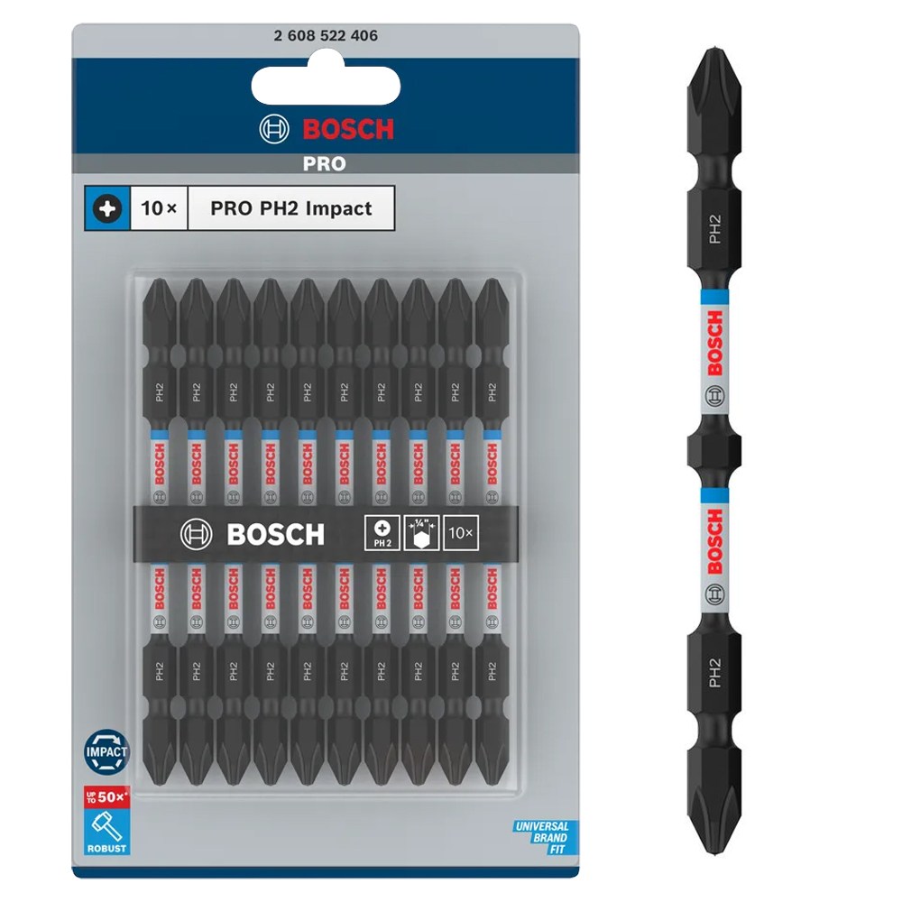 보쉬 양면 스크류드라이버 비트 팩 PH2-110 18,590원