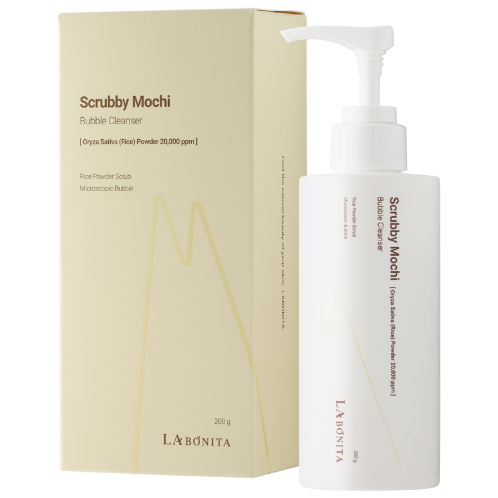 라보니따 스크러비 모찌 버블 클렌저 200g / 블랙헤드, 피지&노폐물 데일리 스크럽 폼클렌저/ 스크럽+클렌징+각질제거를 한번에/ 약산성, 200g, 1개 12,900원