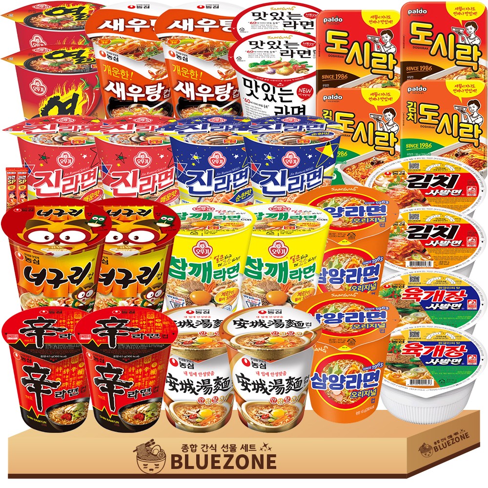소컵라면 15종 30개입(육사발 2+김치사발2+신라면2+너구리2+진매2+진순2+새우탕2+스낵면2+참깨2+열2+삼양2+밋있는2+도시락2+김치도시락2+안성2), 1개 39,980원