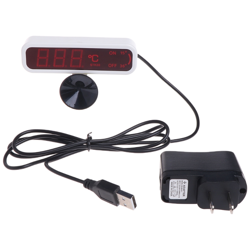 냉장고, 수족관, 대형 LCD 디스플레이 주방용 전자식 최대/최소 온도계, 디지털 온도계 10,930원